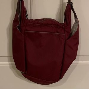 Red crossbody bag